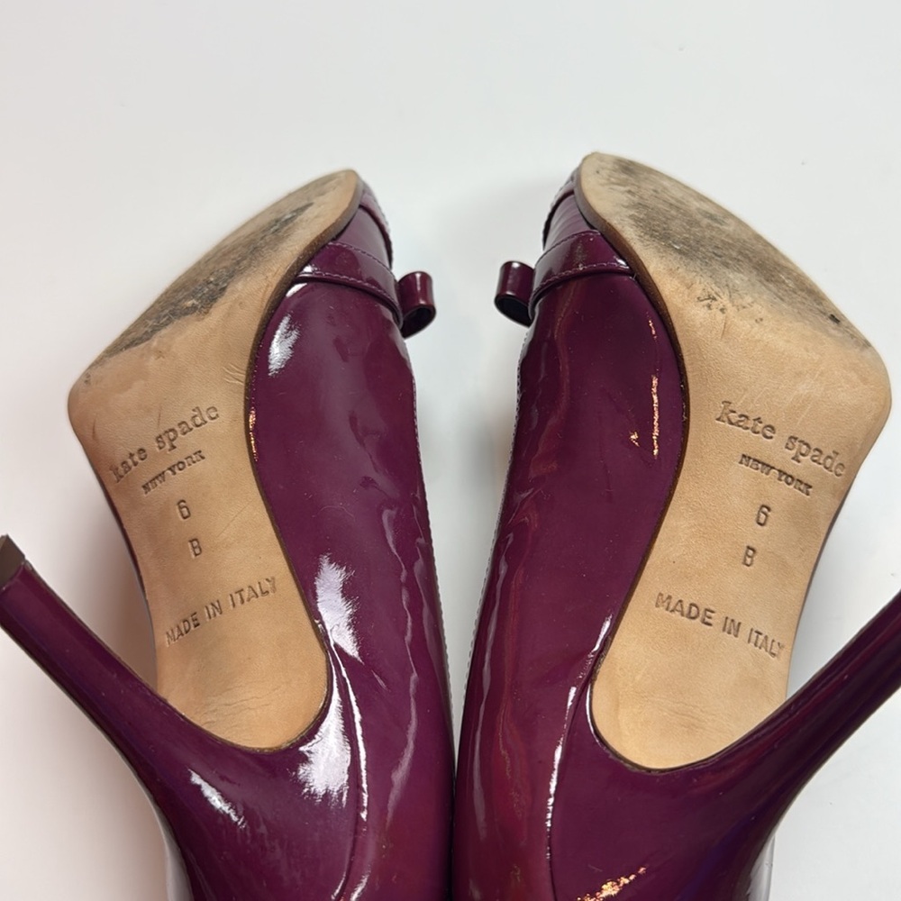 Kate Spade New York Kylie Purple Patent Pumps - Picture 8 of 9